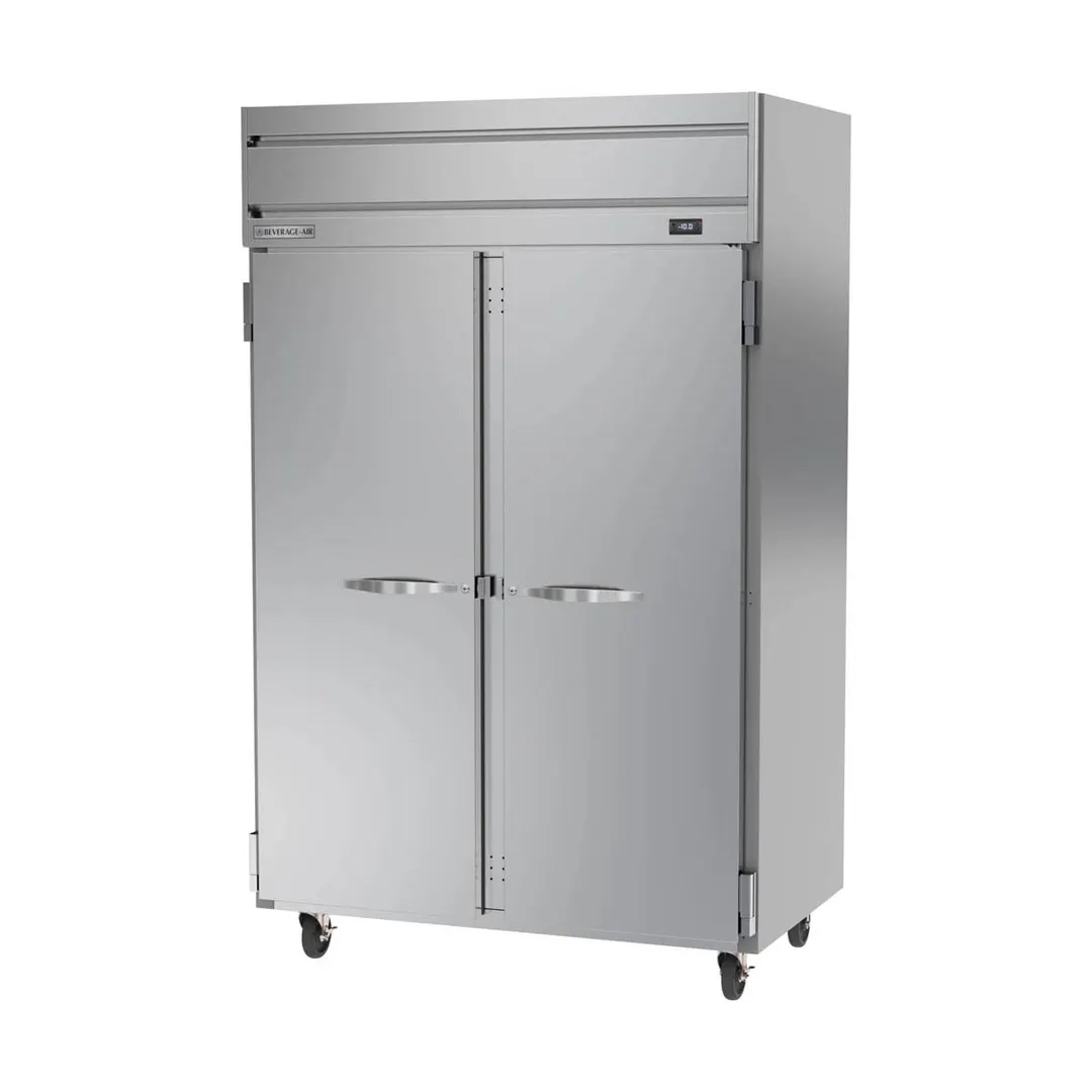 Beverage Air HF2HC-1S 52" 2-Solid Door Reach-In Freezer, Top Mounted, 45.2 cu. ft., Stainless Steel Front