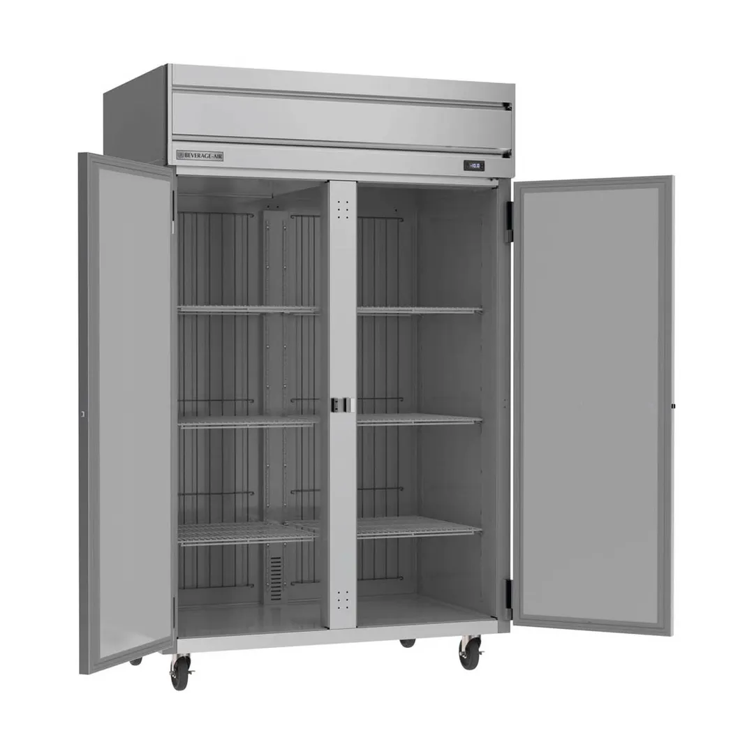 Beverage Air HF2HC-1S 52" 2-Solid Door Reach-In Freezer, Top Mounted, 45.2 cu. ft., Stainless Steel Front