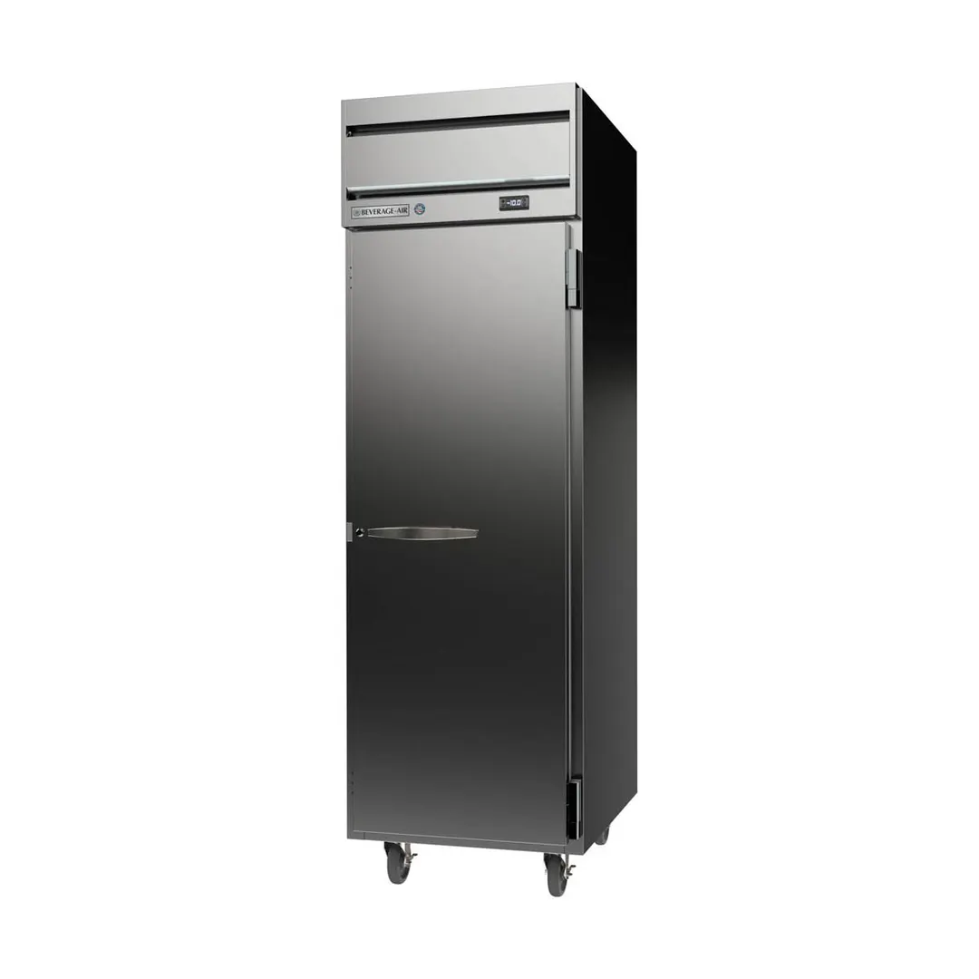 Beverage Air HFP1HC-1S 26" 1-Section Reach-In Freezer, Solid Door, Top Mounted, 21 cu. ft., Stainless Steel Front