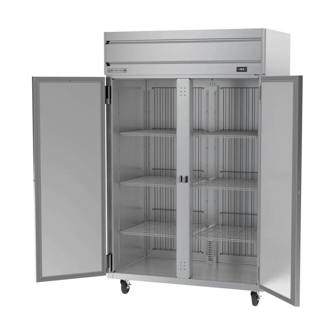 Beverage Air HFPS2HC-1S 52" 2-Solid Door Reach-In Freezer, Top Mounted, 45.2 cu. ft., Stainless Steel