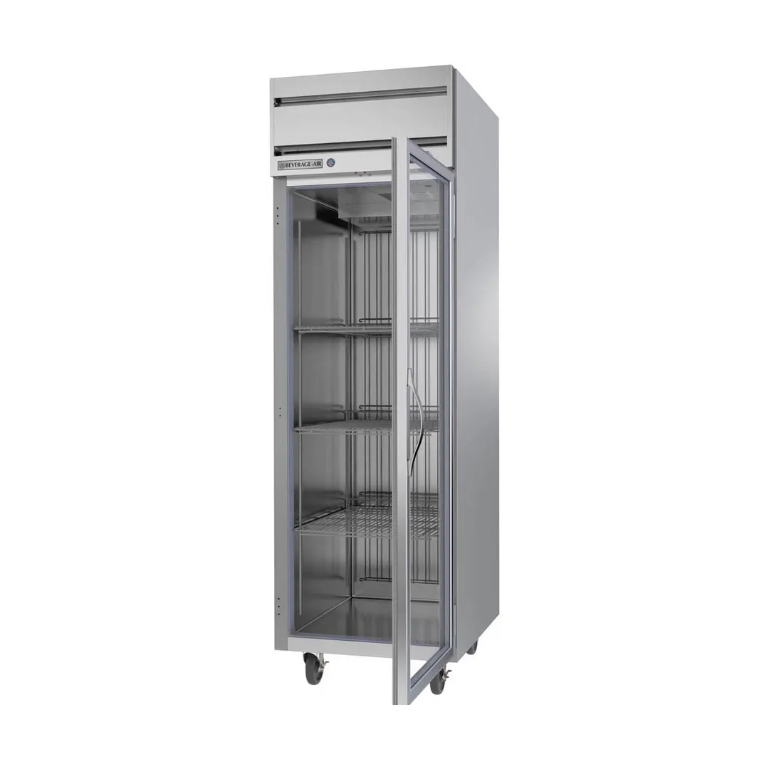 Beverage Air HFS1HC-1G 26" 1-Glass Door Reach-In Freezer, Top Mounted, 21 cu. ft., Stainless Steel Front