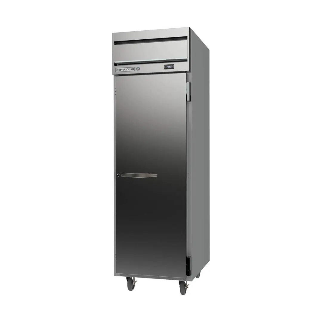 Beverage Air HFS1HC-1S 26" 1-Section Reach-In Freezer, Solid Door, Top Mounted, 21 cu. ft., Stainless Steel Front