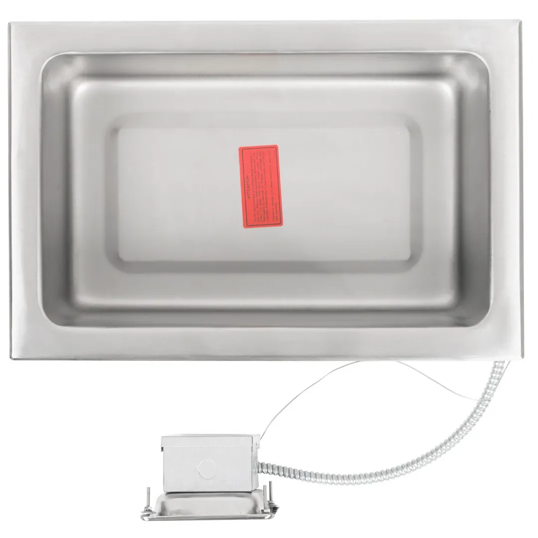 APW Wyott HFW-1TS 15" Insulated One Pan Drop In Hot Food Well, Stainless Steel