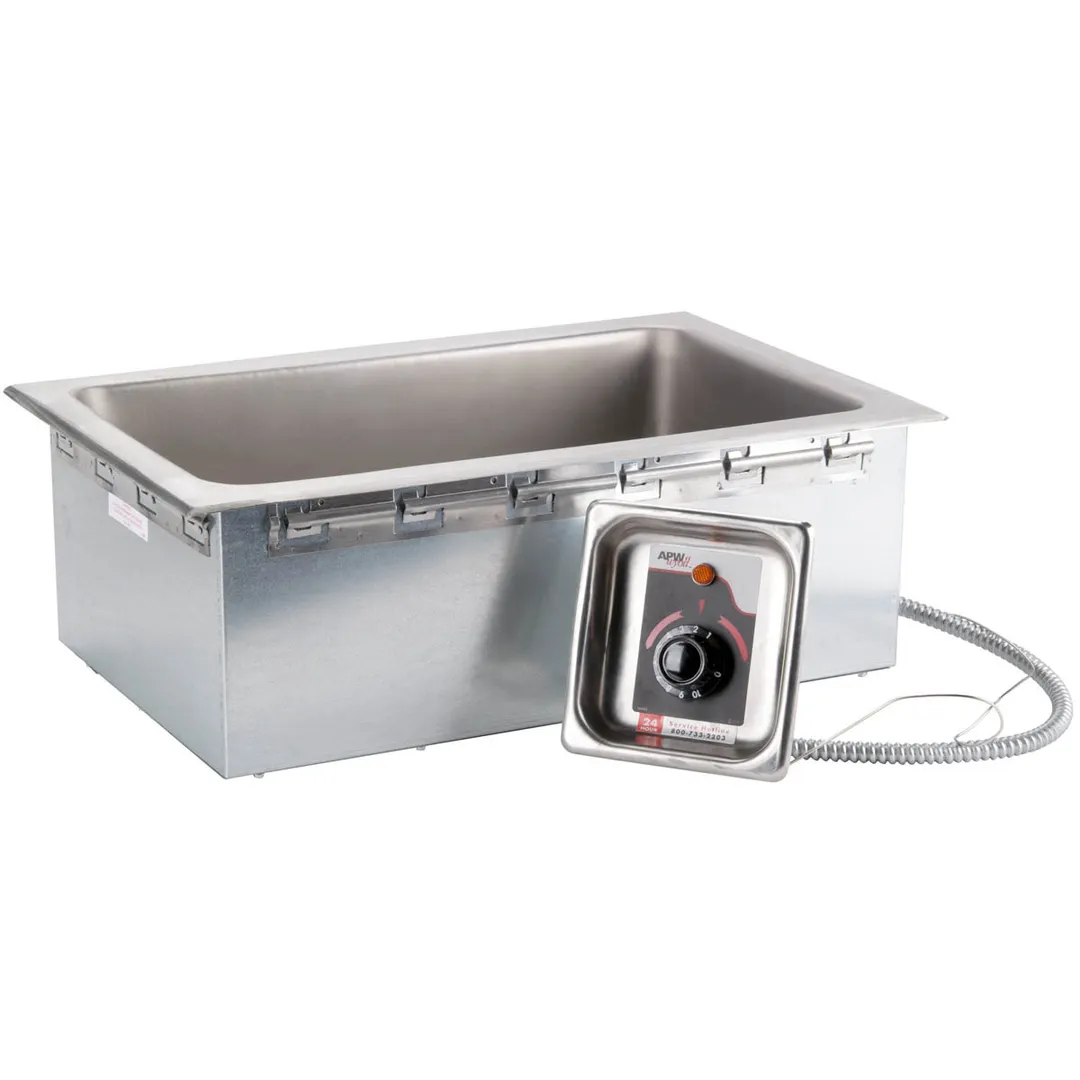 APW Wyott HFW-1TDS 15" Electric Drop-In Hot Food Well Unit, 12" x 20" Well, Insulated