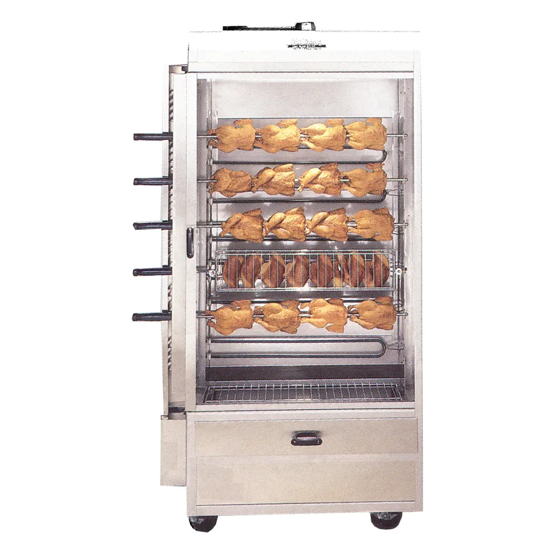 Hickory Industries N/5E Electric Rotisserie Oven, 5-Spits, 208/240V, 25 Chicken Capacity