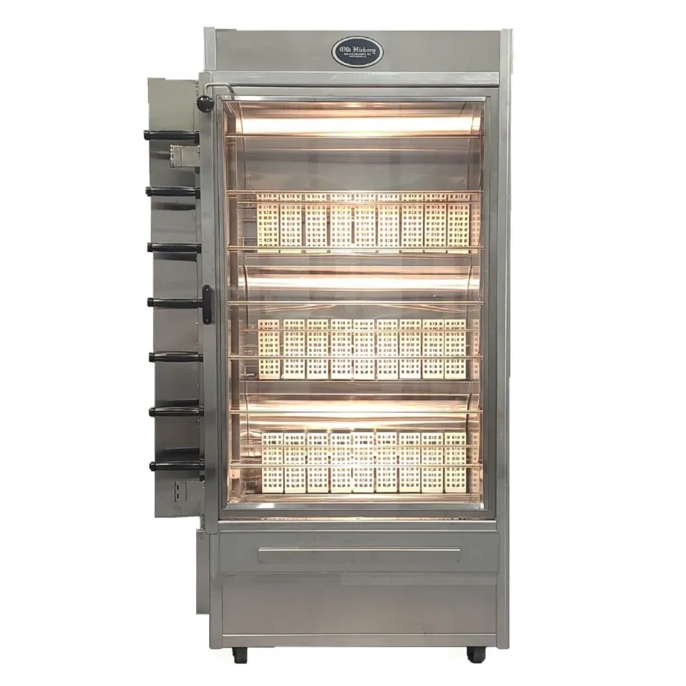Hickory Industries N/7G Gas Rotisserie Oven, 7-Spits, 120.000 BTU, 35 Chicken Capacity