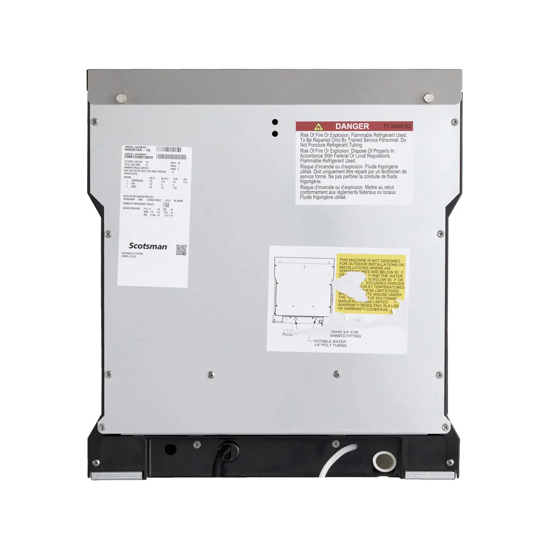 Scotsman HID207ABX-1 16" Countertop Nugget 196 lb Ice & Water Dispenser, Air Cooled, 7 lb Bin