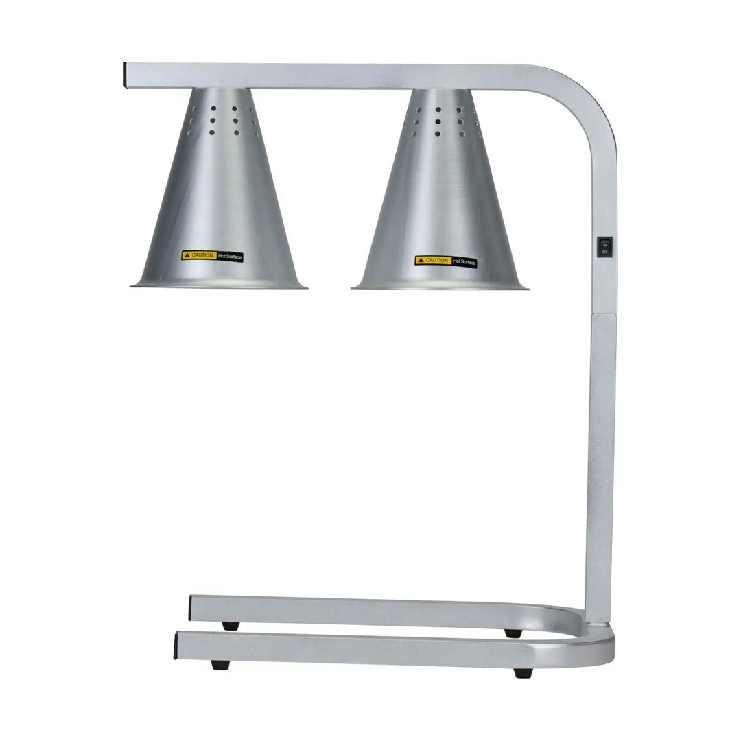Adcraft HL-2 Freestanding C-Frame Two Bulb Heat Lamp w/ Adjustable Arm, 120V, 250W Per Bulb
