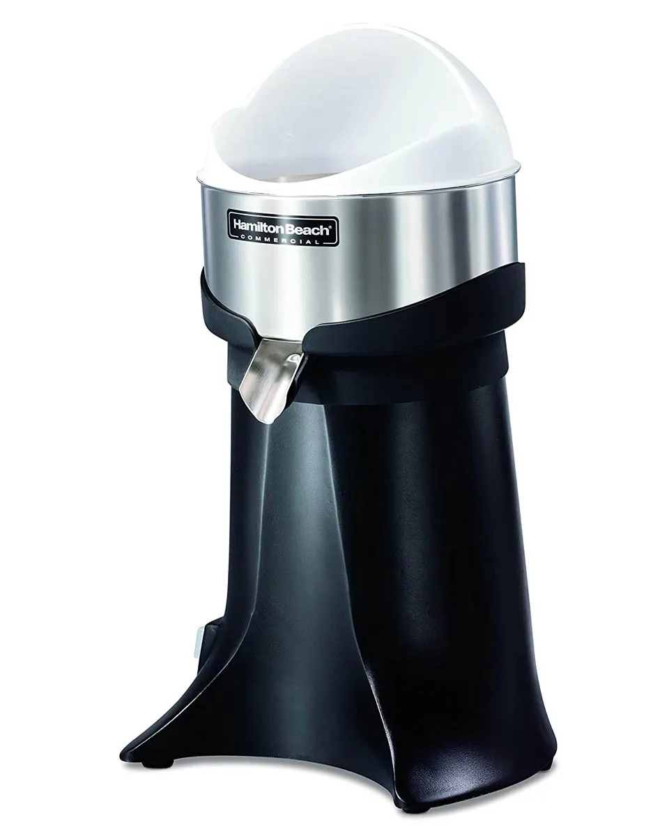 Hamilton Beach HCJ967R Electric Citrus Juicer w/ 3 Reamers, Induction Motor, Extra Tall Open Spout