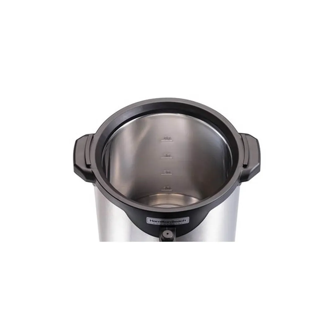 Hamilton Beach HCU100S - Coffee Urn, 100 Cup Capacity, Double Wall Insulation, 1.44kW - 120V