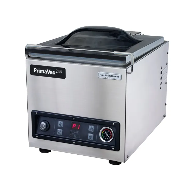 Hamilton Beach HVC254-CE PrimaVac Countertop Chamber Vacuum Packaging Machine with 10" Single Seal Bar