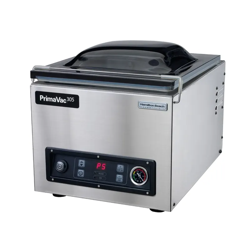 Hamilton Beach HVC305-CE PrimaVac Countertop Chamber Vacuum Packaging Machine with 12" Single Seal Bar