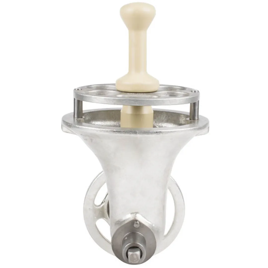 Hobart 22C/E-FS5PLT Funnel Throat Chop End Assy for #22 Hub Tin Cylinder Auger Knife 5 Carbon Steel Grind Plates