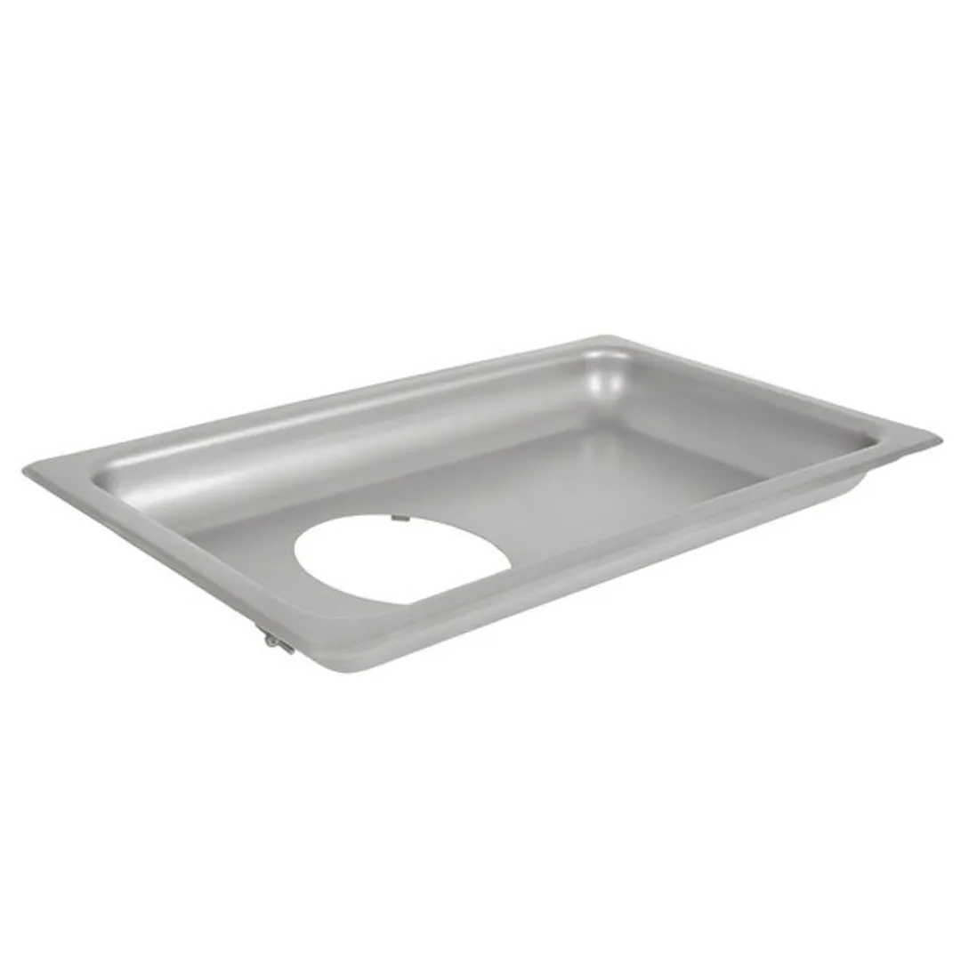 Hobart 22PAN-SSTFS - 27¾" x 15⅝" x 3" Stainless Steel Rectangular Grind Pan, Hub #22, Meat Grinder Part