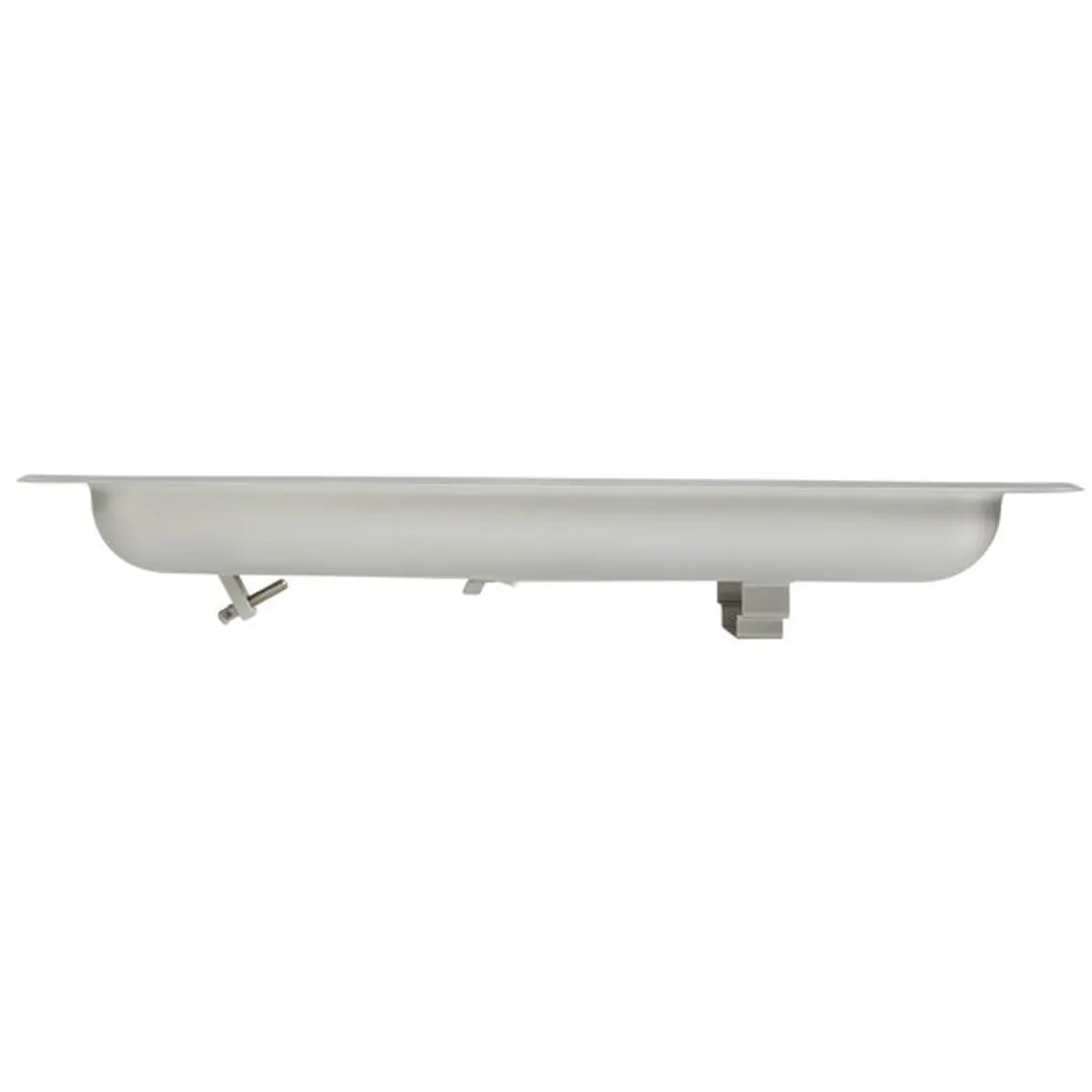 Hobart 22PAN-SSTFS - 27¾" x 15⅝" x 3" Stainless Steel Rectangular Grind Pan, Hub #22, Meat Grinder Part