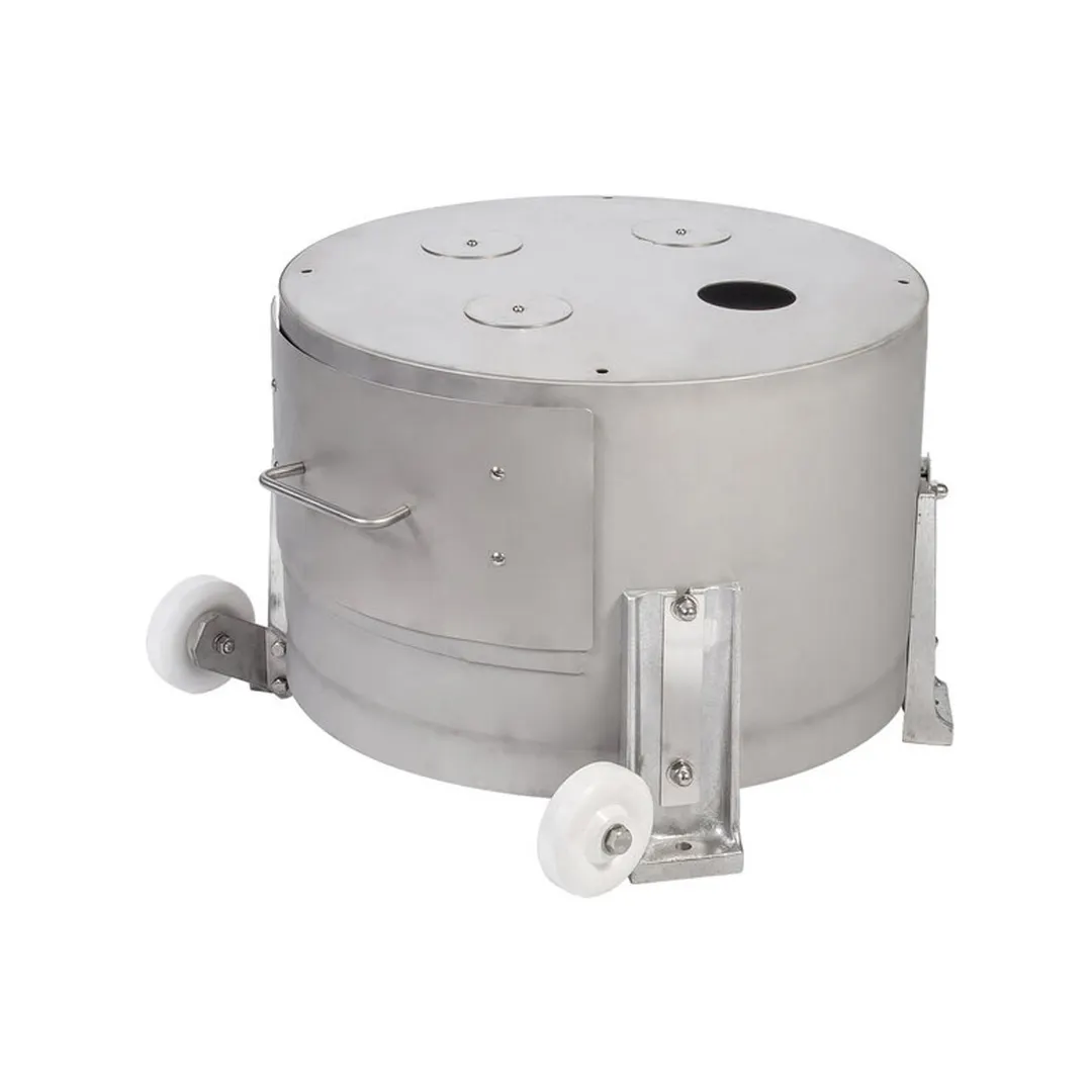 Hobart 6460C-CBTSST Full Height 1-Door Solid Potato Peeler Cabinet Base and Trap with Stainless Steel Strainer