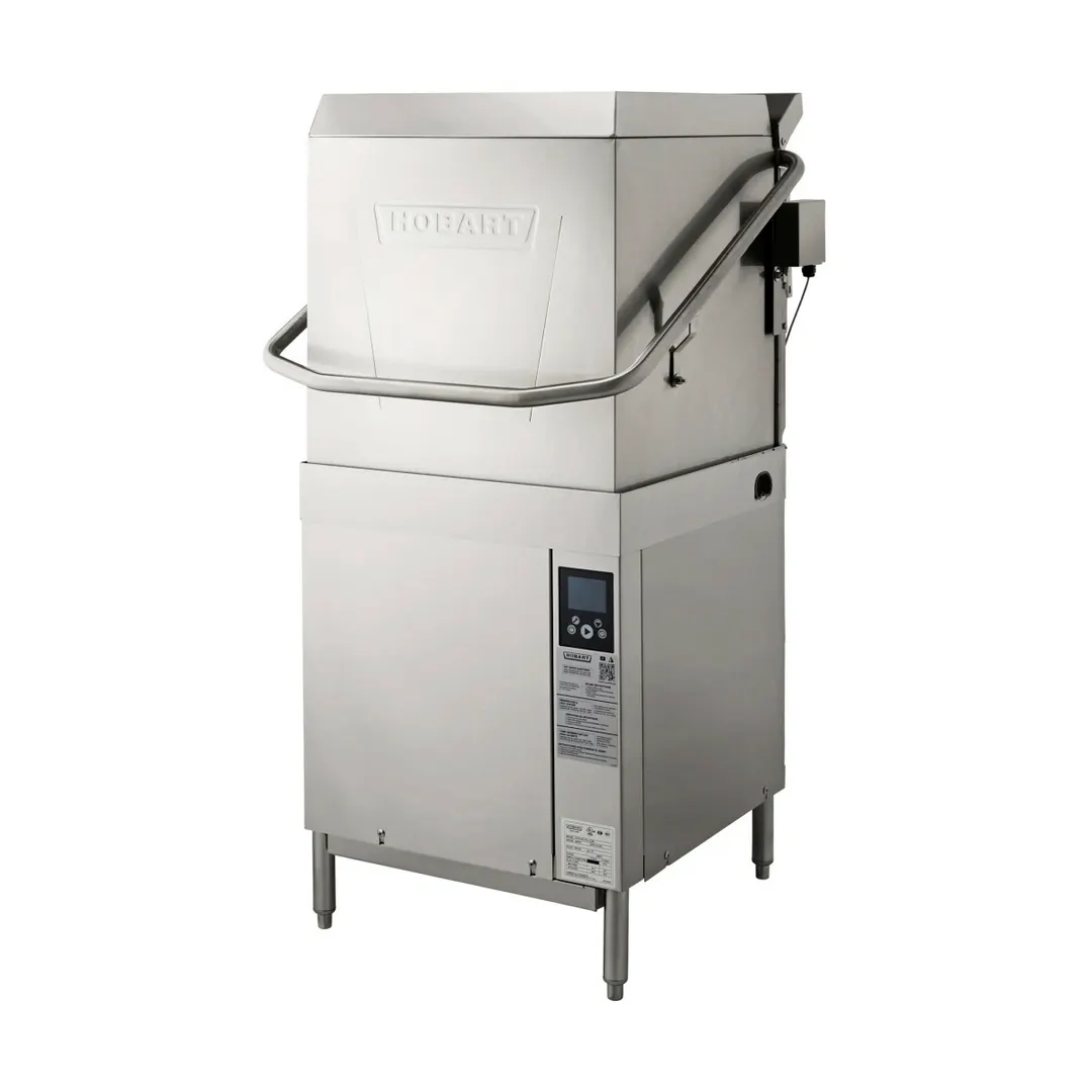 Hobart AM16-BAS-4 36.5" Door Type Dishwasher, 60 Racks/Hr - 40.2 Gal/Hr - High Temp w/Booster