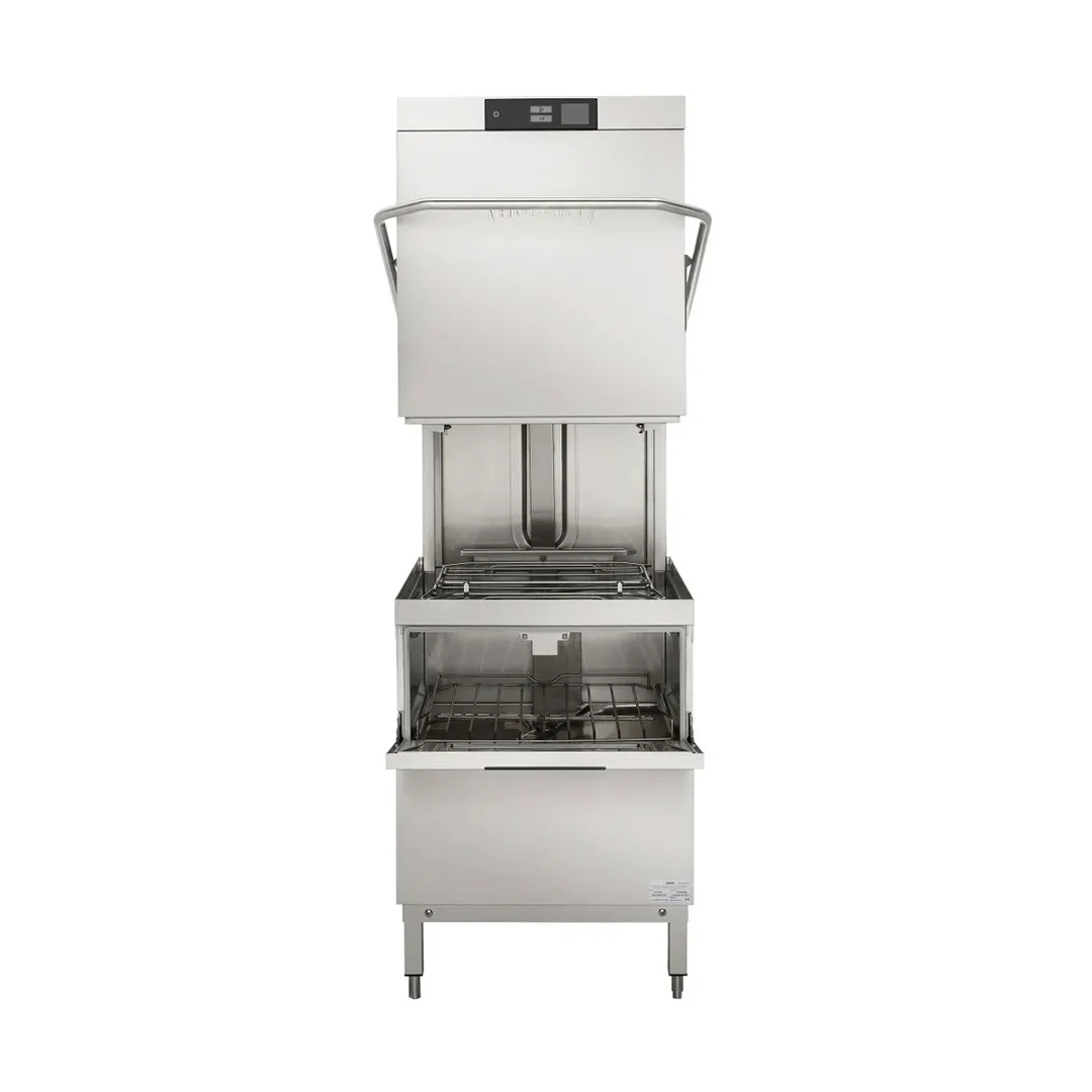 Hobart AMTL-2 36.5" Door Type Dishwasher - Double Level, 80 RPH - 49.6 Gal/Hr - High Temp w/Booster