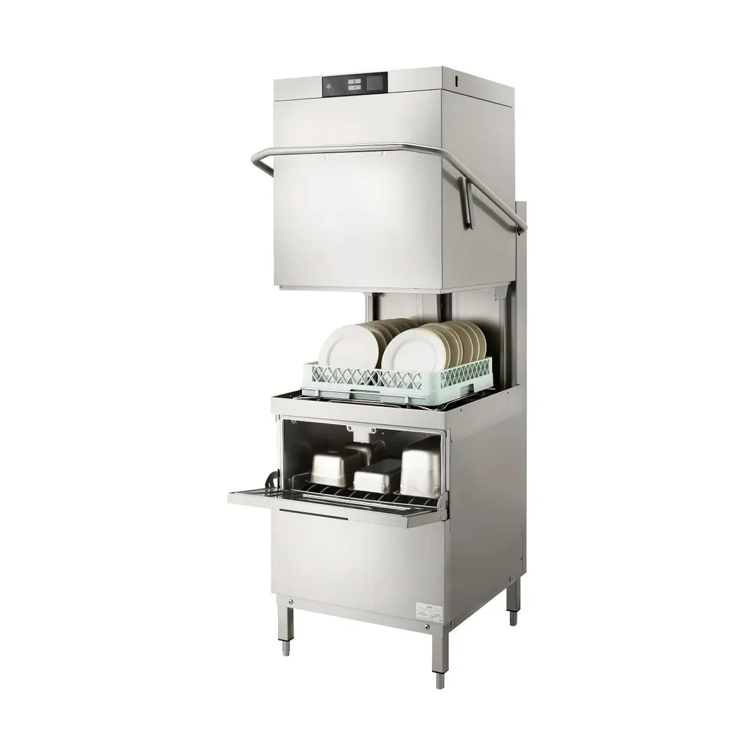 Hobart AMTL-2 36.5" Door Type Dishwasher - Double Level, 80 RPH - 49.6 Gal/Hr - High Temp w/Booster