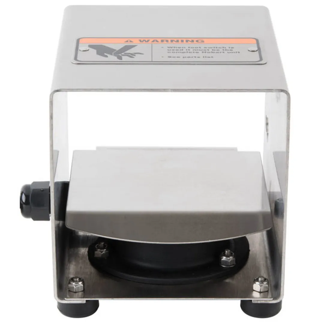 Hobart FOOTSW Pneumatic Foot Control, Heavy-Duty Steel Foot Attachment for Meat Grinder, 12" Height, 3" Width