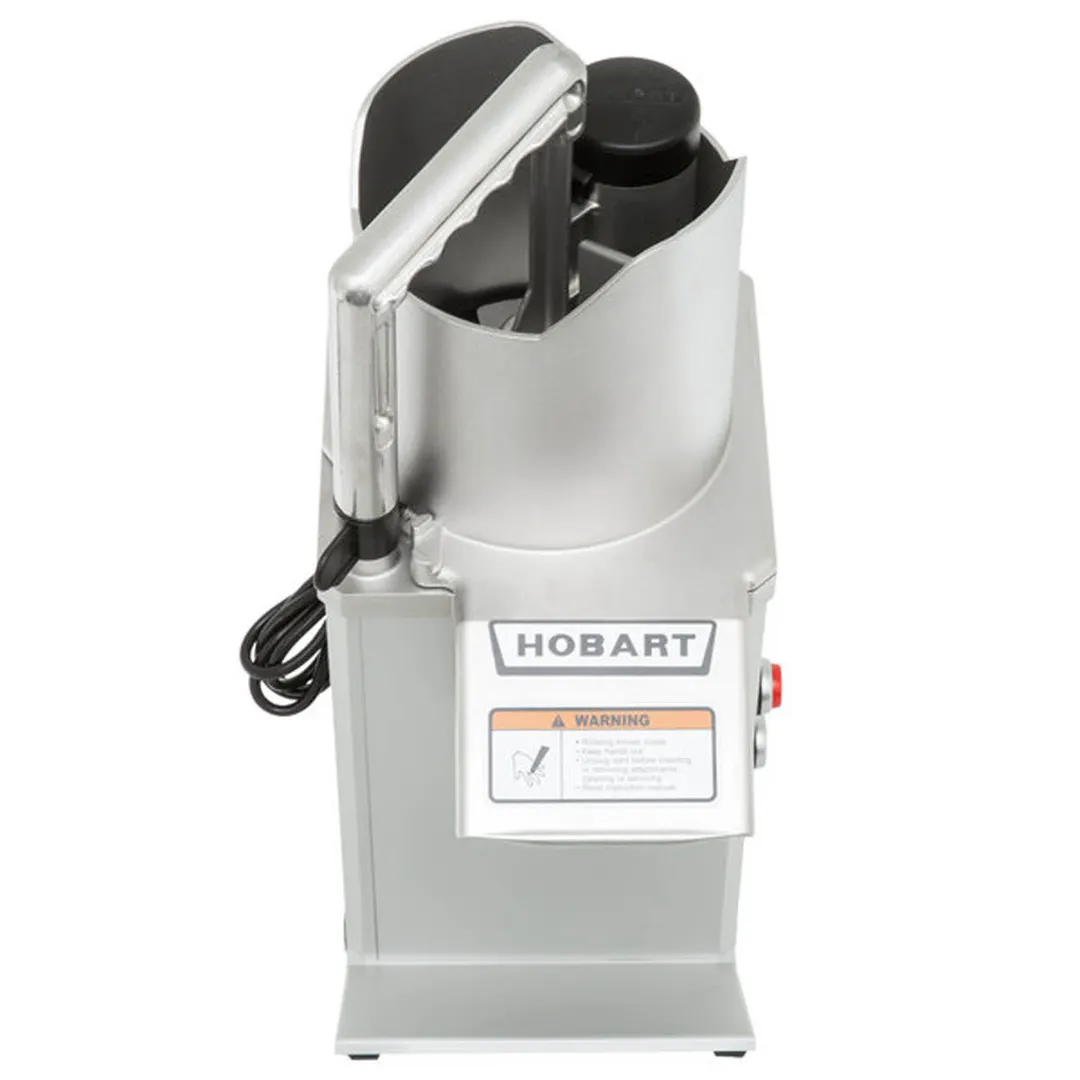 Hobart FP150-1A Benchtop Continuous Feed Food Processor with 15PLATE-3PACK-SS, 14 lbs per/min, 1/2 hp