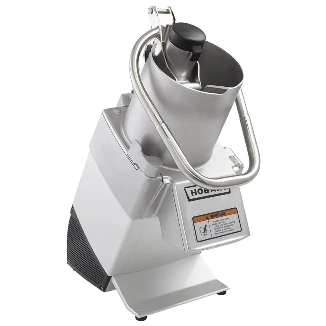 Hobart FP250-1B Benchtop Continuous Feed Food Processor with 15PLTSS-6PACK, 17 lbs per/min, 3/4 hp