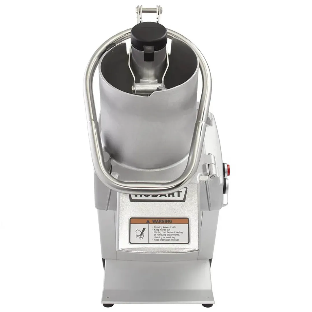 Hobart FP250-1B Benchtop Continuous Feed Food Processor with 15PLTSS-6PACK, 17 lbs per/min, 3/4 hp