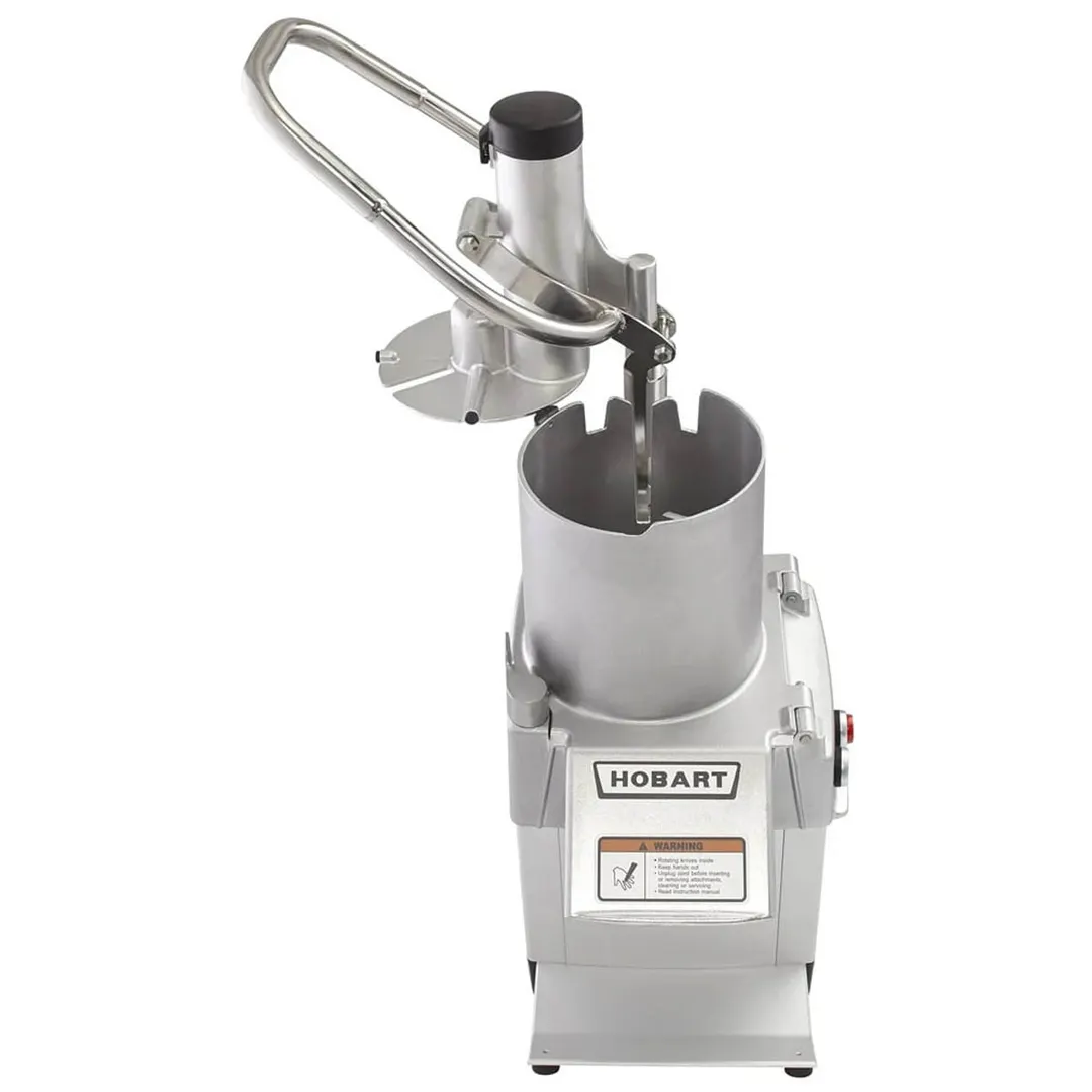 Hobart FP250-1B Benchtop Continuous Feed Food Processor with 15PLTSS-6PACK, 17 lbs per/min, 3/4 hp
