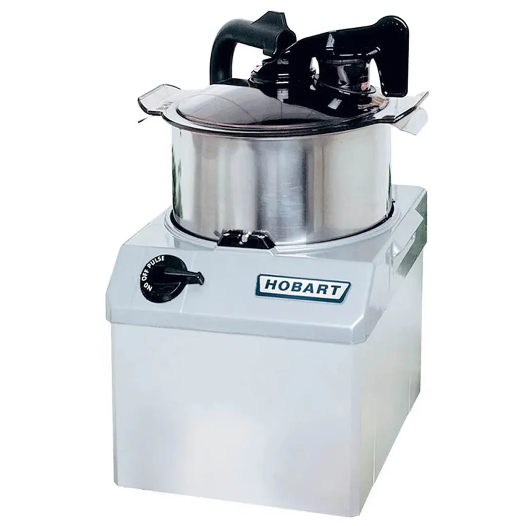 Hobart HCM61-1 Benchtop Batch Bowl Food Processor with 6 qt Bowl, 1-1/2 hp