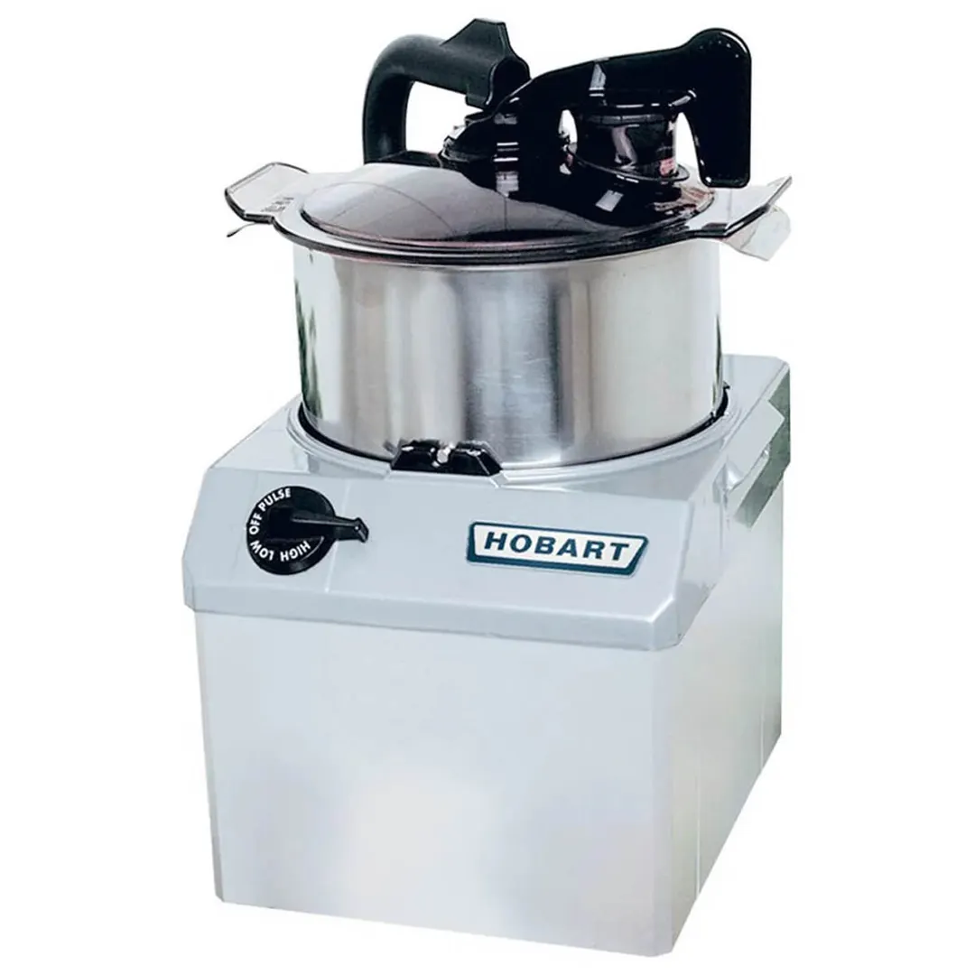 Hobart HCM62-1 Benchtop Batch Bowl Food Processor with 6 qt Bowl, 2 Speed, 2 hp
