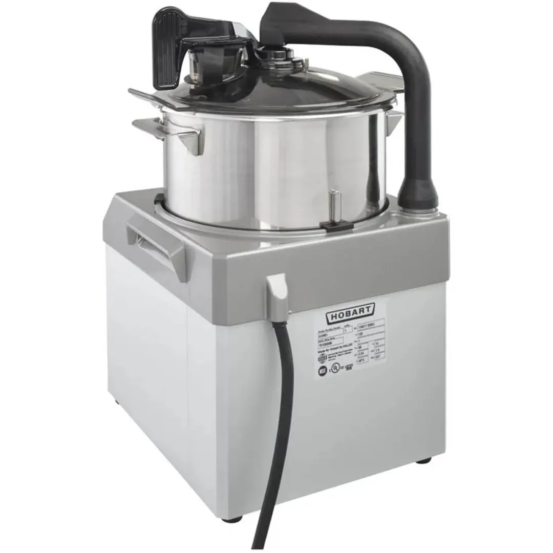 Hobart HCM62-1 Benchtop Batch Bowl Food Processor with 6 qt Bowl, 2 Speed, 2 hp