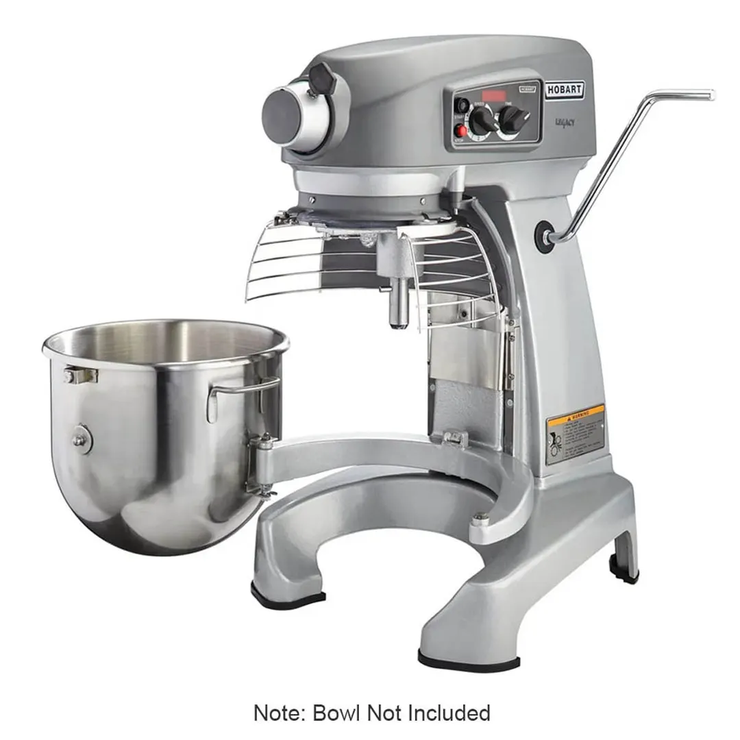 Hobart HL200-1 Countertop 20 qt Planetary Mixer without Attachments, #12 HUB, 3-Speed, 1/2 hp