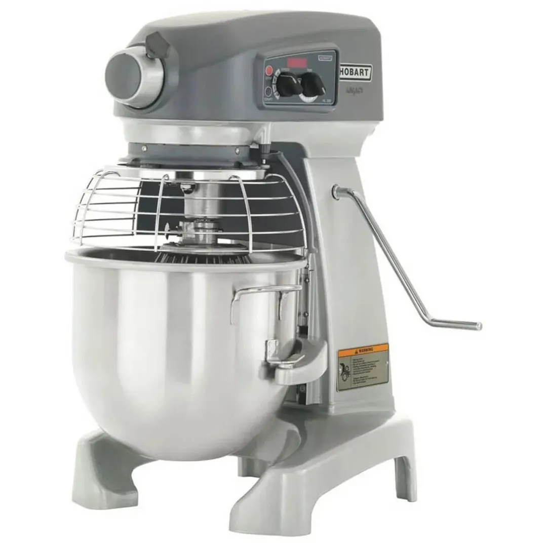 Hobart HL200-10STD Floor Model 20 qt Planetary Mixer with Timer, #12 HUB, 3-Speed, 1/2 hp