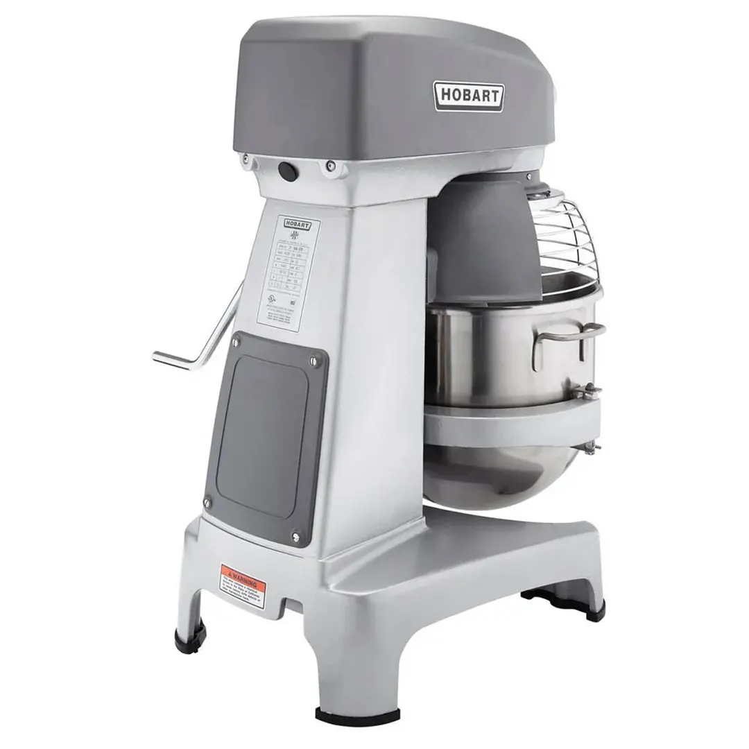 Hobart HL200-10STD Floor Model 20 qt Planetary Mixer with Timer, #12 HUB, 3-Speed, 1/2 hp