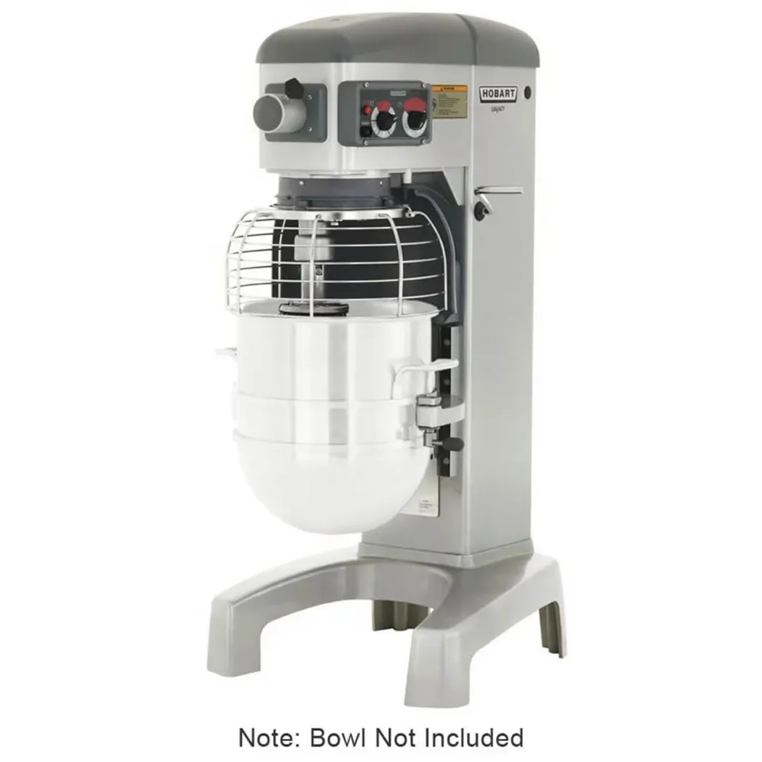 Hobart HL400-4 Floor Model 40 qt Planetary Mixer, without Attachments, #12 HUB, 3-Speed, 1-1/2 hp