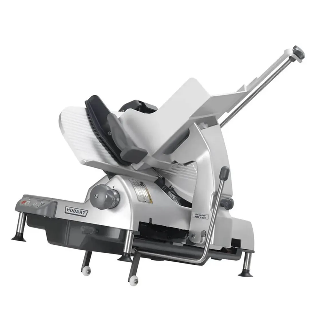 Hobart HS7-1 13" CleanCut™ Automatic Meat Slicer, 1/2 HP 120V Aluminum Belt Drive, Removable Knife & Grip