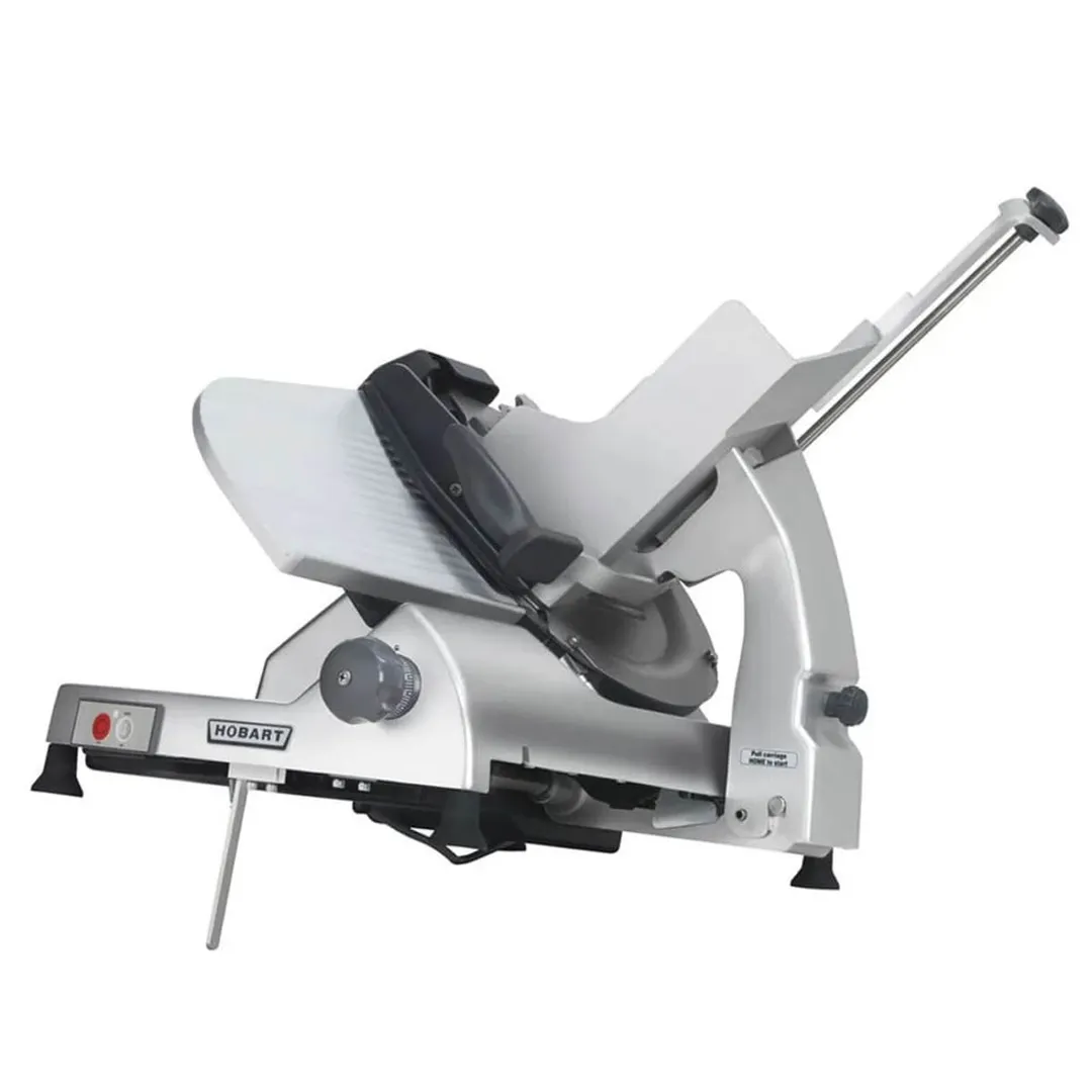 Hobart HS8N-1 Heavy Meat Slicer, 13" CleanCut Knife, 1/2 HP 120V Motor, Belt Drive, Manual Feed