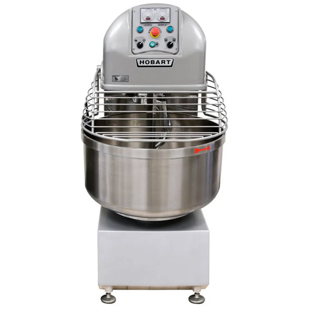 Hobart HSL300-1 Spiral Mixer, 2-Speed, 300 lbs Capacity, 7 hp Spiral Motor and 3/4 hp Bowl Motor