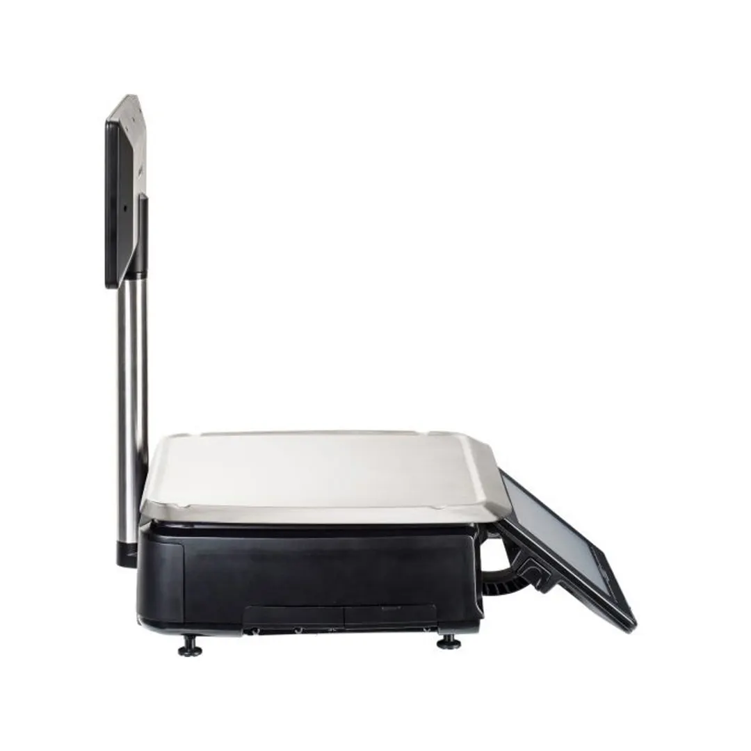 Hobart HTI-10ELH4 Scale, 10" Display, 14"x15" Platter, 30 lb @ .01 lb, 15 kg @ .005 kg, 1GB RAM, 16GB SD