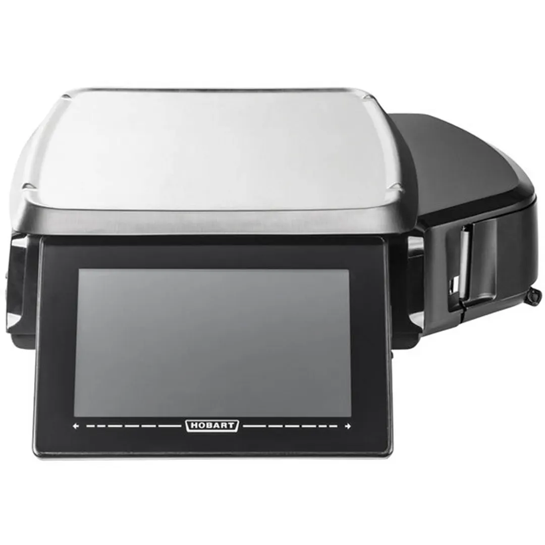 Hobart HTI-7LH4 Legal Trade Scale/Printer, 7" Display, 14"x15" Platter, 30 lb Capacity, DualCore 1GB RAM, 170W