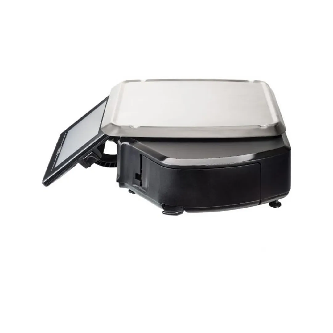 Hobart HTI-7LH5 Scale, 14" x 15" Platform, 30 lb / 0.01 lb & 15 kg / 0.005 kg, Linerless Cassette Auto Cutter