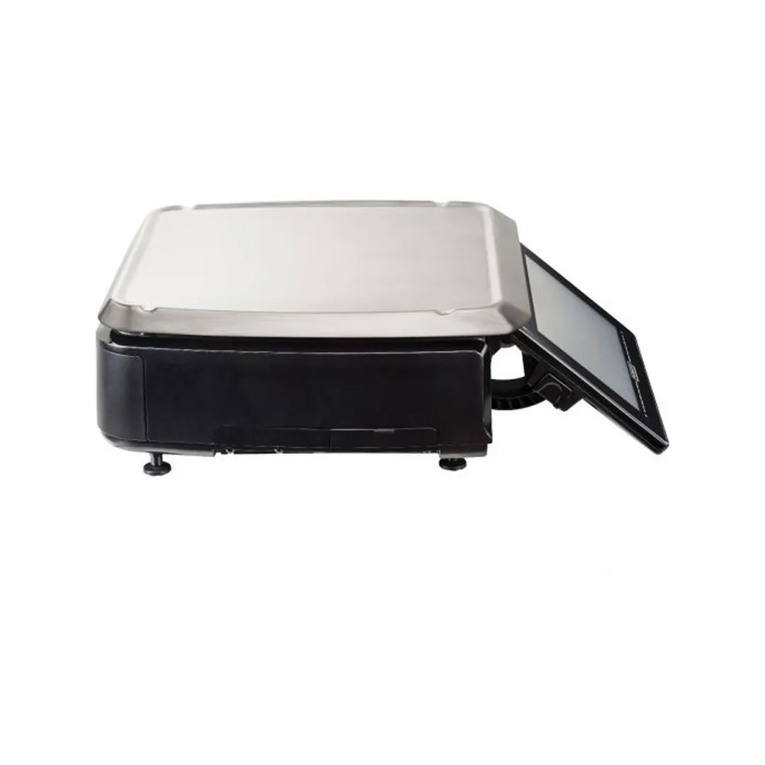 Hobart HTI-7LH5 Scale, 14" x 15" Platform, 30 lb / 0.01 lb & 15 kg / 0.005 kg, Linerless Cassette Auto Cutter
