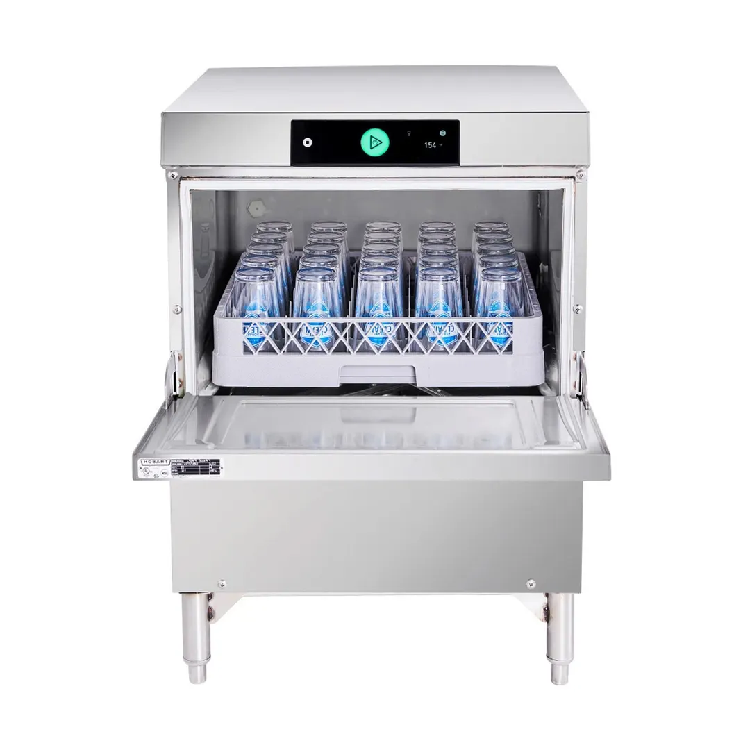 Hobart LXGNPR-1 Undercounter Dishwasher/Glasswasher,38 or 29 Racks/Hr-Low Temp-120V
