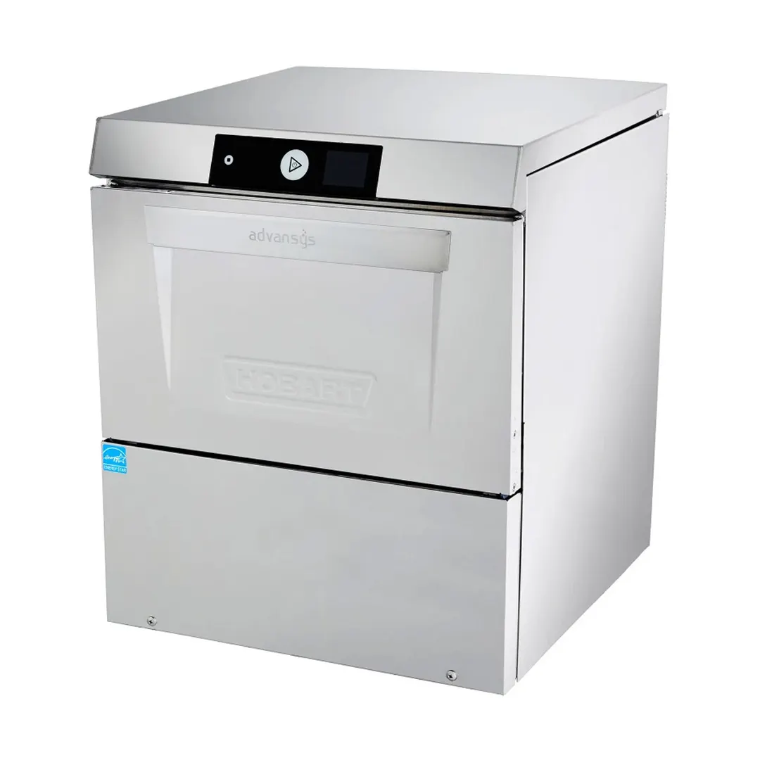 Hobart LXGNPR-3 Undercounter Dishwasher/Glasswasher,38 or 29 Racks/Hr-Low Temp-120V