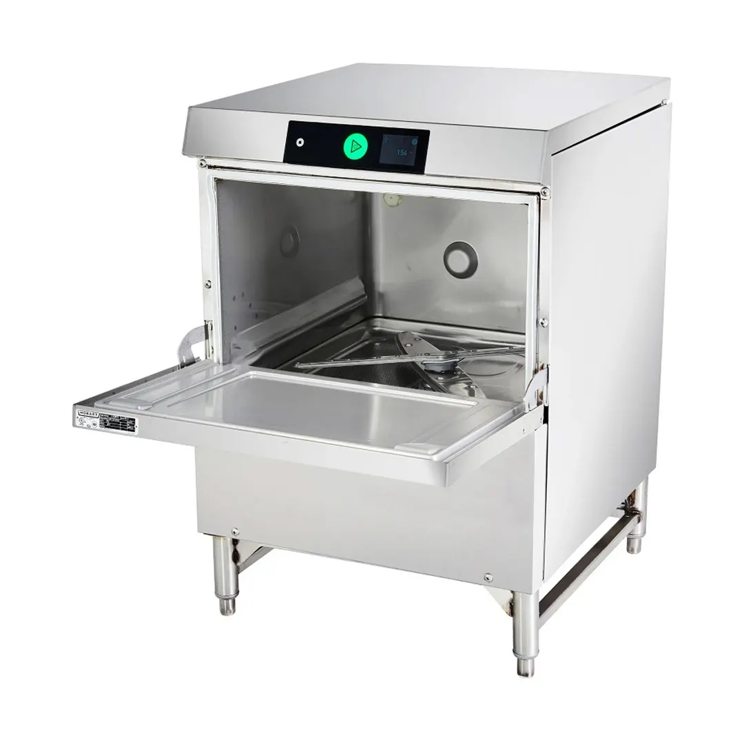 Hobart LXGNR-30 Undercounter Dishwasher/Glasswasher,30 or 24 Rack/Hr-High Temp w/Booster-120/208-240