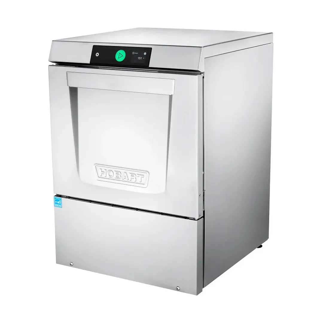 Hobart LXNC-3 Undercounter Dishwasher,34 or 15 Racks/Hr-Low Temp with Electric Tank Heat-120V