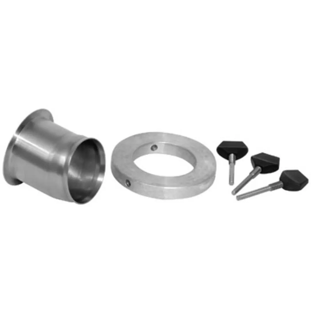 Hobart MXGRING-32HD Adapter Ring – 2.5” Dia Stainless Steel, Heavy‑Duty, for 2 Prime Mixer Grinders Tandem