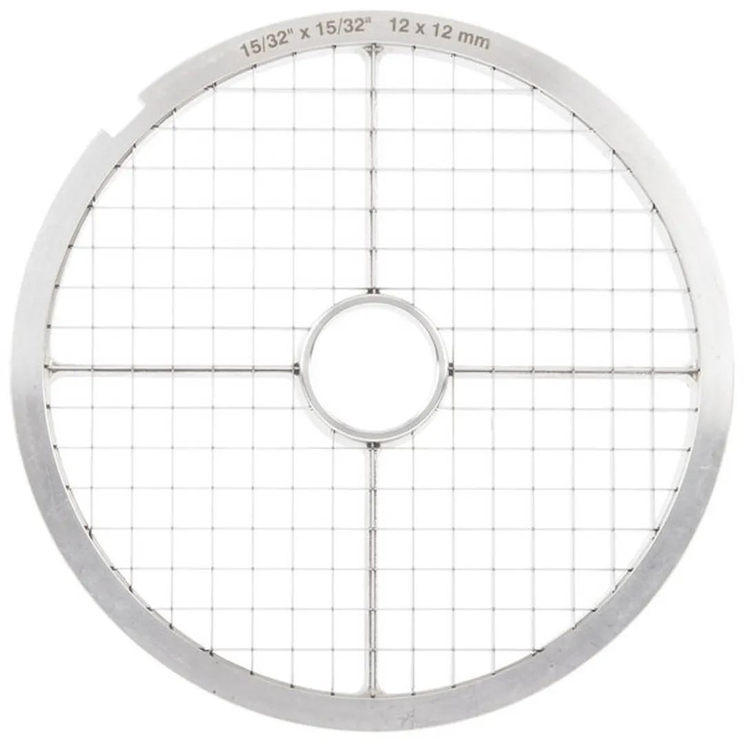 Hobart S35DICE-1/2LOW, 1/2" Low Stainless Steel Dicer Plate (12.5mm)