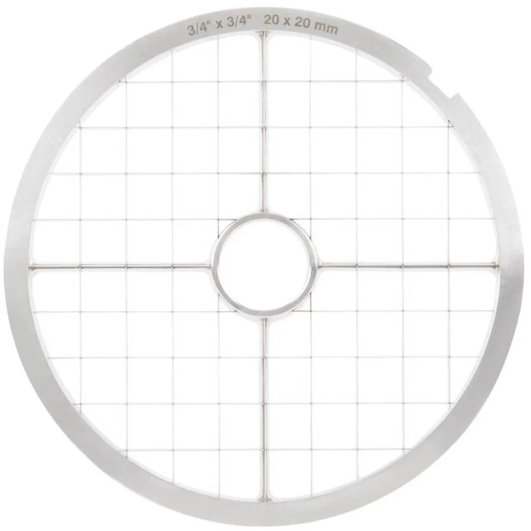 Hobart S35DICE-3/4LOW, 3/4" Low Stainless Steel Dicer Plate (20mm)