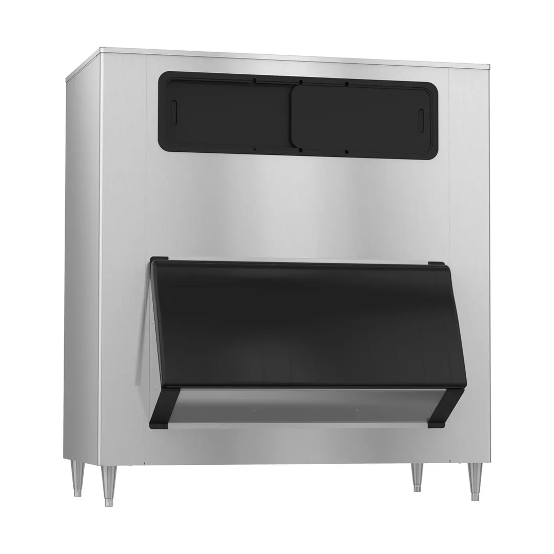Hoshizaki KM-2600SWJ3/B-1650SS Water Cooled Crescent 2482 lb Ice Machine with Bin, 1605 lb Storage